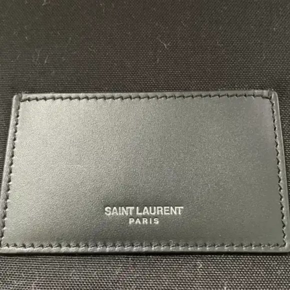 Saint Laurent City Signature Backpack Canvas